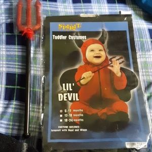 Boys lil' devil costume